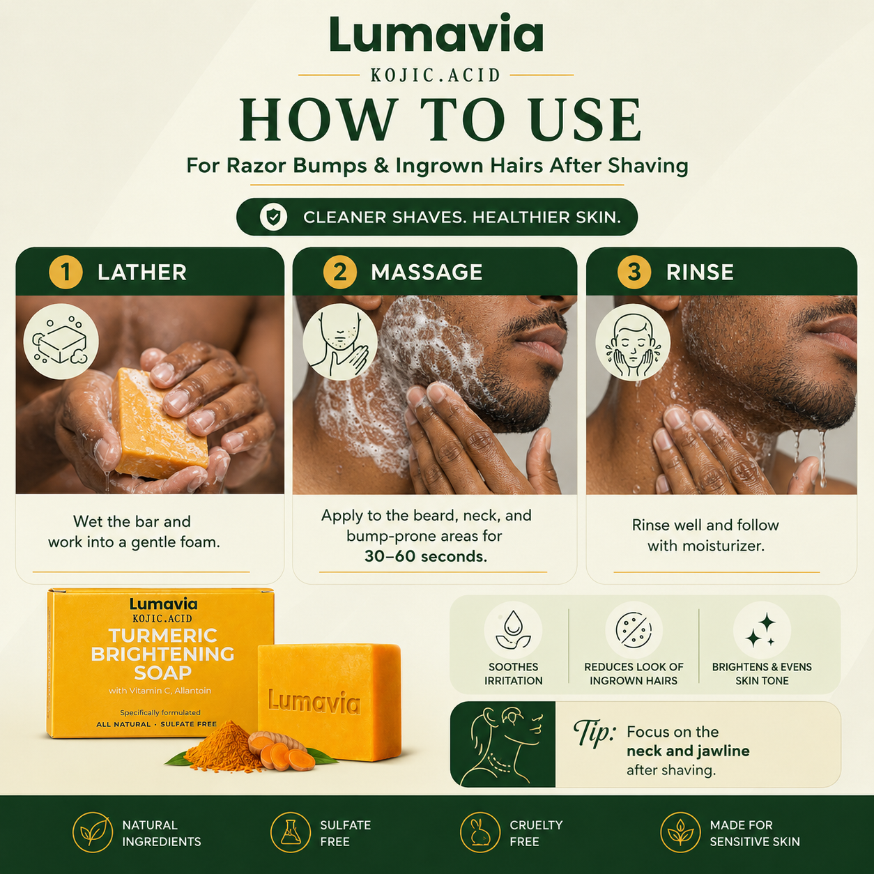 Lumavia™ Turmeric Soap